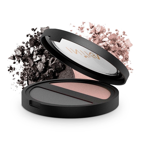 Inika Eye Shadow Duo Black Sand